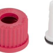Tampa de rosca GL 25 com conector verde-oliva - tampa_de_rosca_gl25_com_conector_verde-oliva